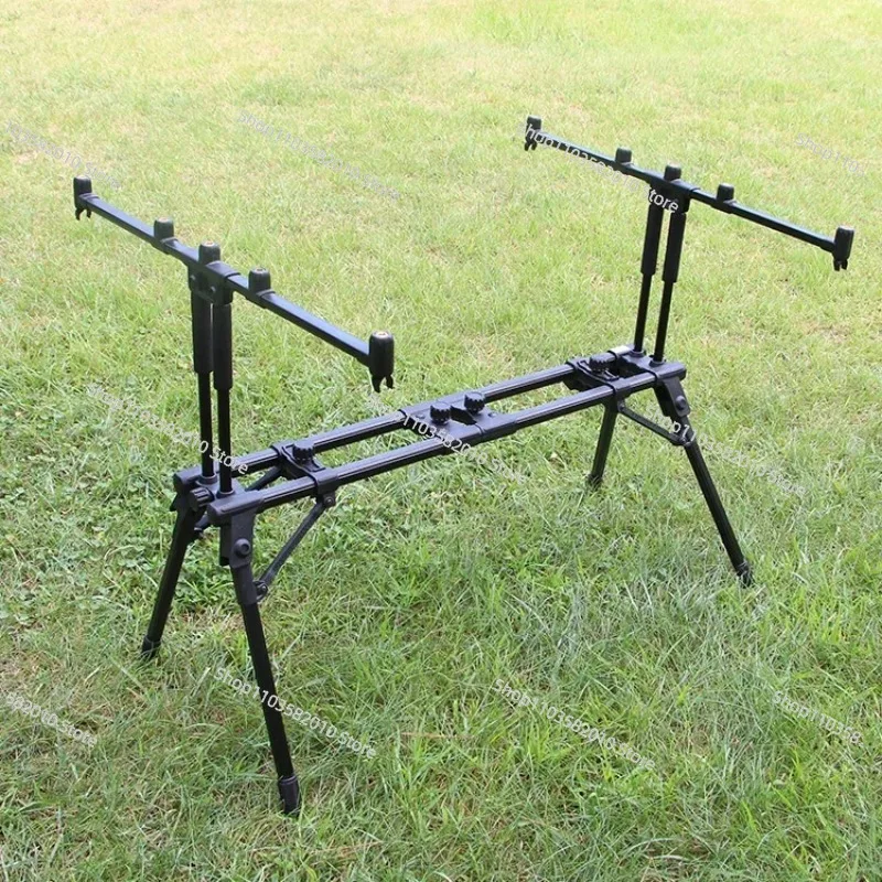 Selco Ready To Ship 3 Rod Pod Aluminum Adjustable Leg Fishing Rod Pod For Carp