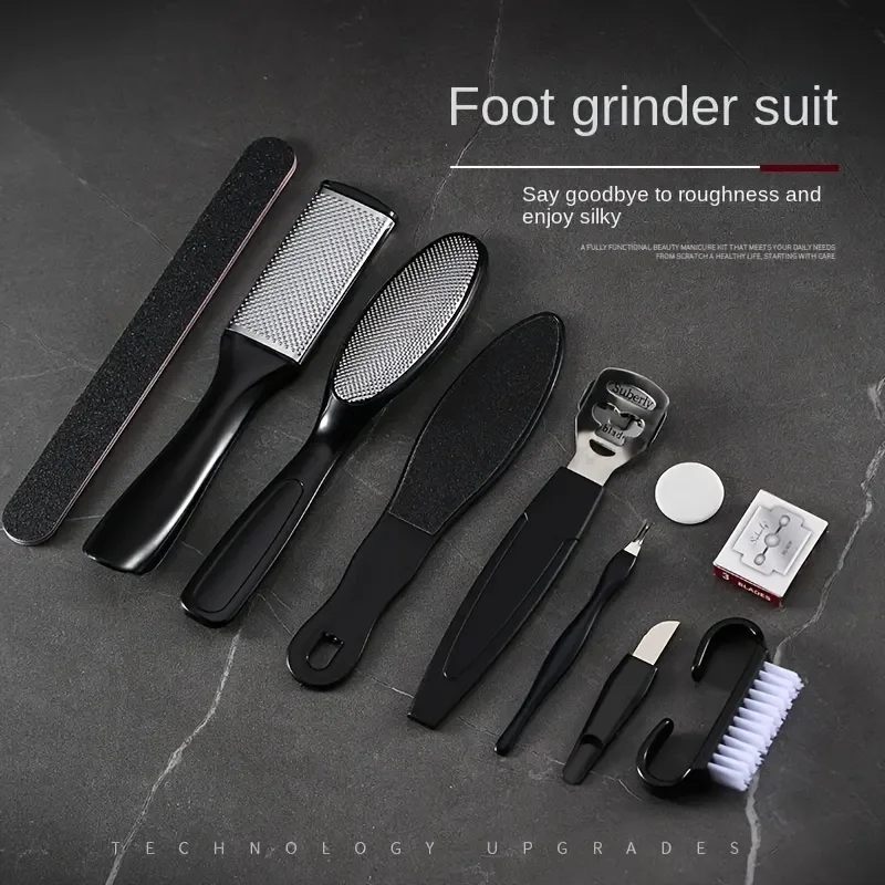 Stainless Steel Pedicure Tool Set Foot Care Kit Foot File Callus Remover Dead Skin Trimming Supplies For Home Personal Foot Spa Daily Maintenance view 4
