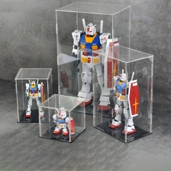10-15-20-30-40cm Transparent Acrylic Display Box Handmade Doll Car Model Blind Box Toy Storage Box Display Frame Customization