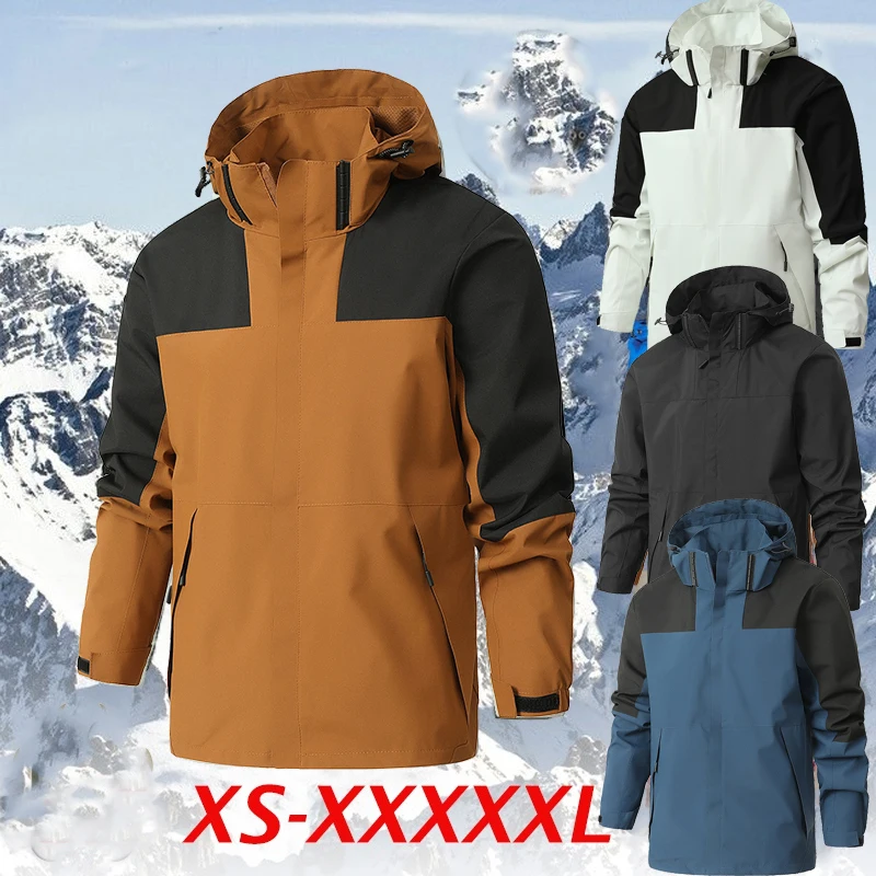 

Men's Waterproof Windproof Jacket Outdoor Breathable Mountain&Hiking Softshell Jackets M-6XL