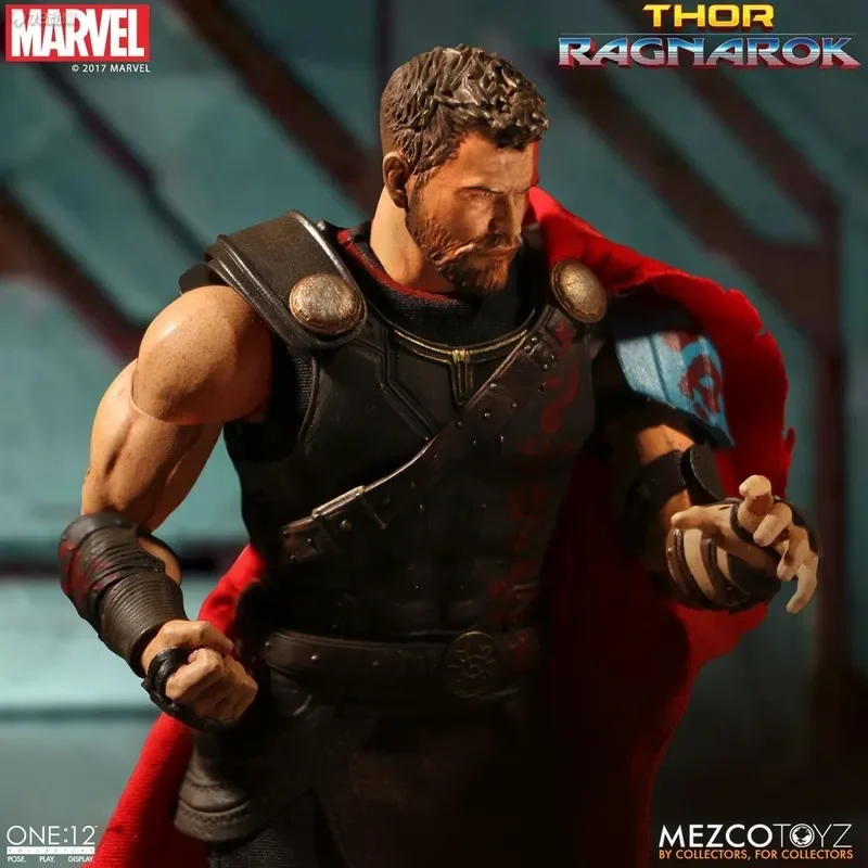 MEZCO 개미 관절 인형 마블 영화 토르 3 글래디에이터 토르 액션 피규어 모델 장난감 재고, 6 인치