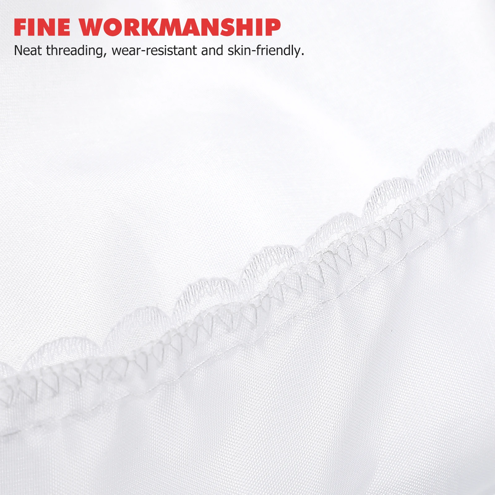 

Girls Crinoline Underskirt With 3 Steel Hoops Lace Elastic Waistband Foldable Hook And Loop Straps For Comfortable Wedding Dress