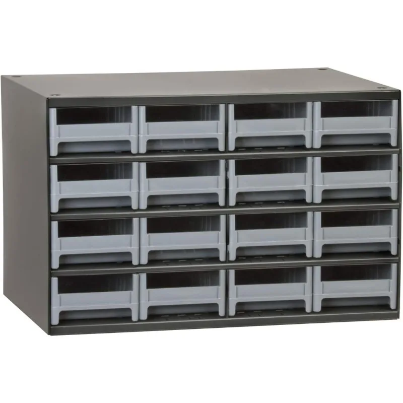 19416 Steel Parts Garage Storage Cabinet Organizer for Small Hardware, Nails, Screws, Bolts, Nuts, and More,