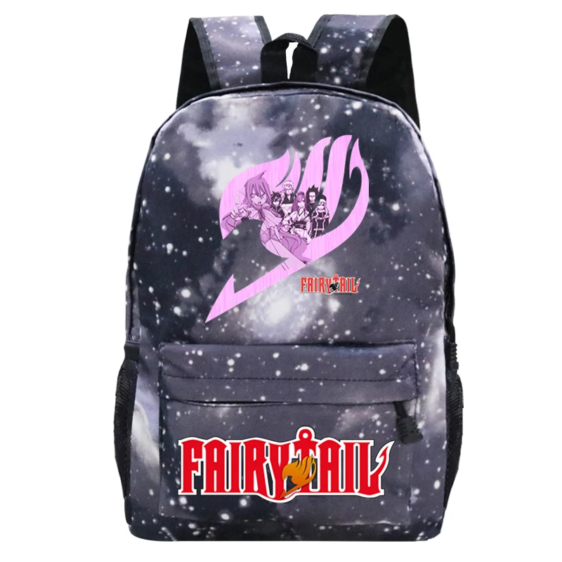 Fairy Tail Rugzak Jongens Meisjes Schooltas Studenten Mode Dagelijkse Knapzak Kids Boek Tas Tieners Casual Sport Rugzak Mochila