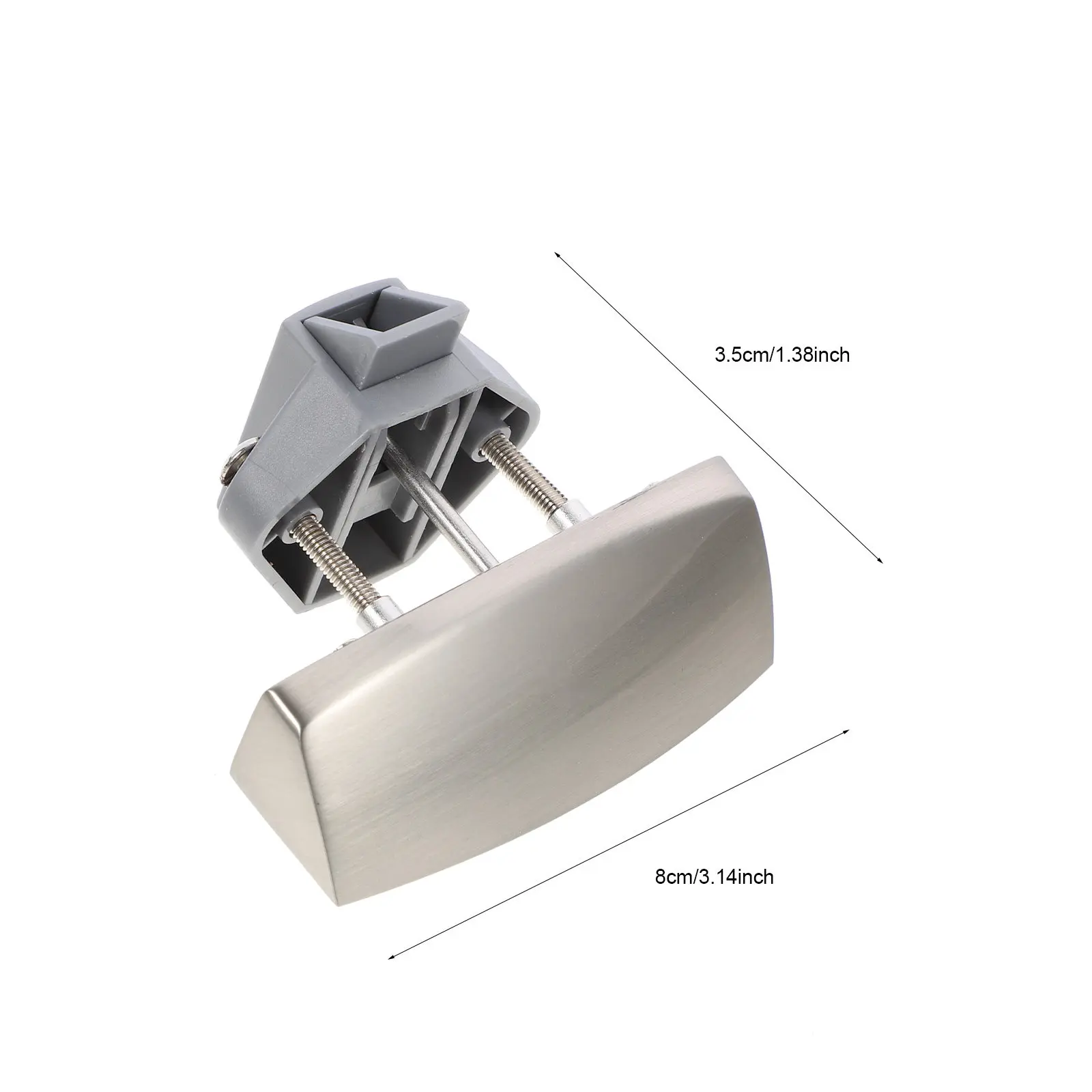 1Pcs Button Lock Push Button Locks for Camper Van Cabinet Door Catch Lock Flexible Keyless Latch Door Catch Bolt