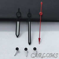 High Quality VK63 Watch Hands 6 hands BGW9 Luminous Quartz Movement Modified Black Red