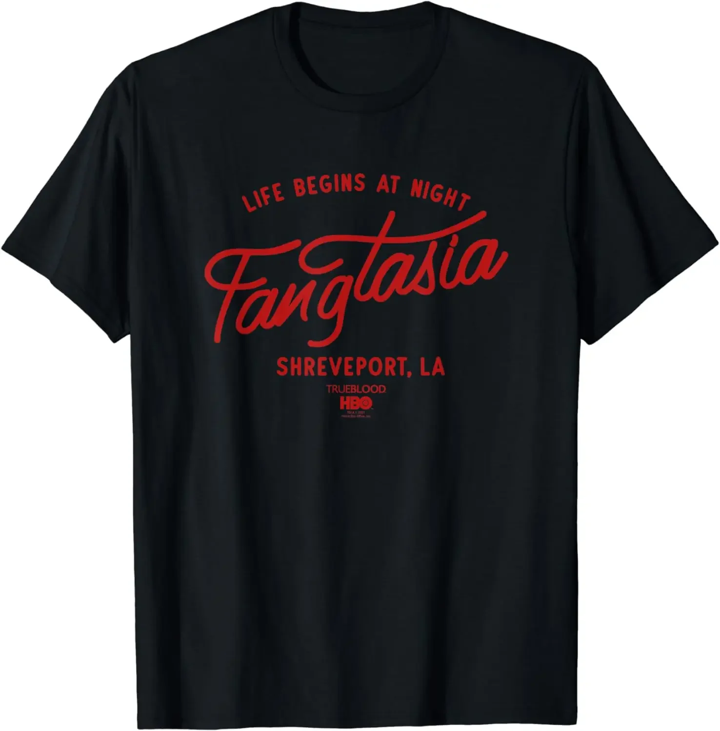 

True Blood Fangtasia Club Logo T-Shirt