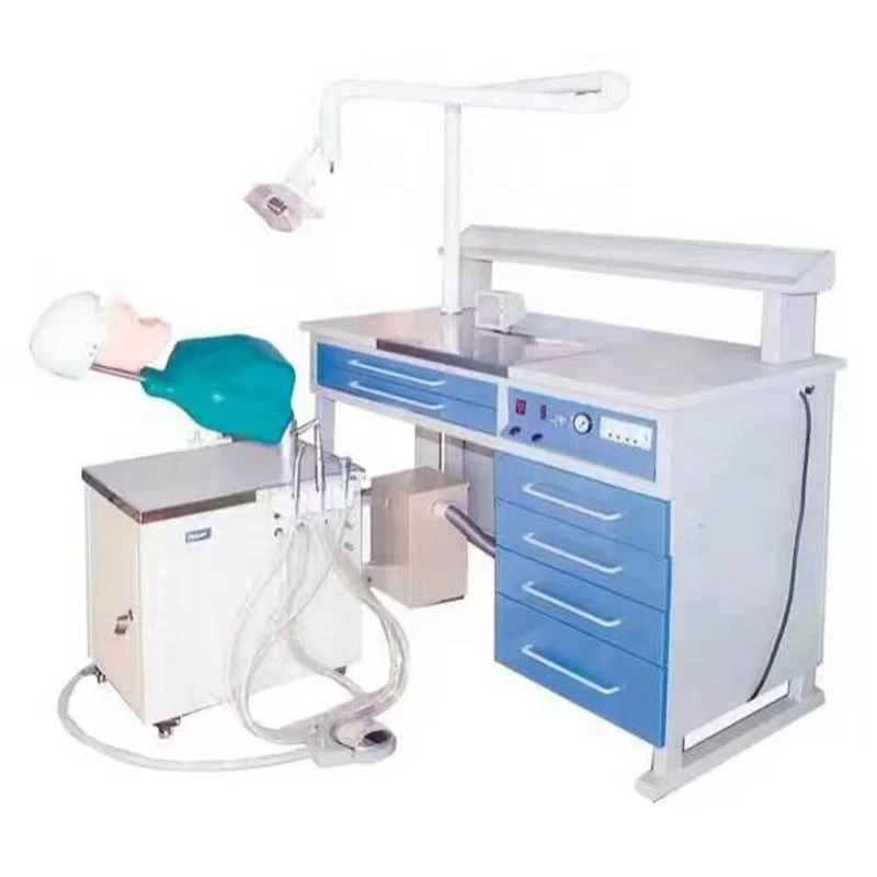 Dentist Practical teaching model Gas Control De ntal Simulator with manikin phantom head for den tal education