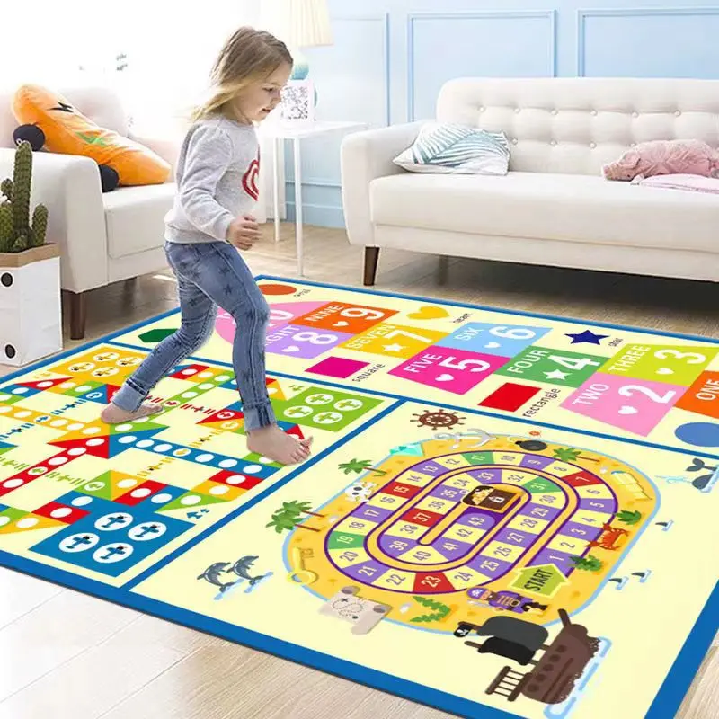 Children Mat 80X120CM Anti Slip Play Game Mat Study Room Carpet Rug for Children Bedroom Floor Pads