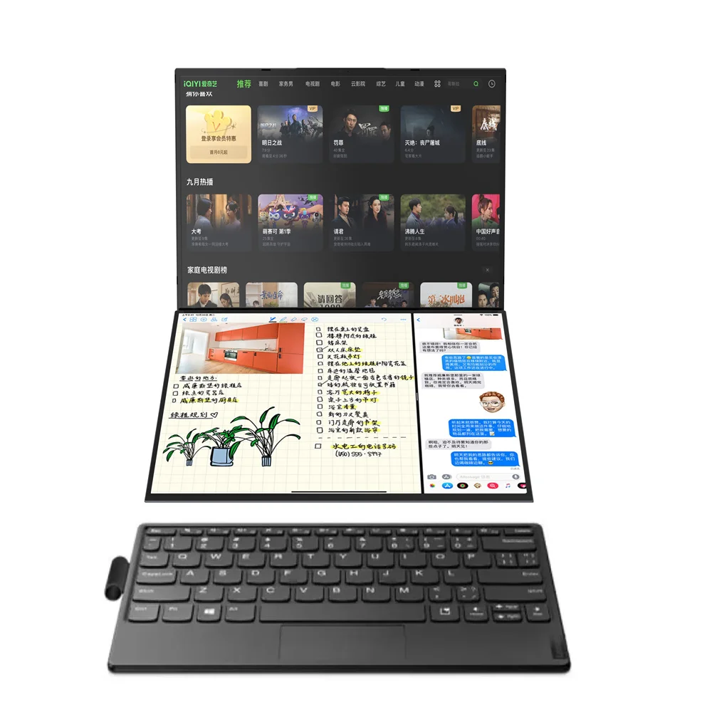 

New Original 16 inch dual touch screen 16GB 512GB I7 1260P I5 12450H 8 core 12 thread touch computer with RJ45