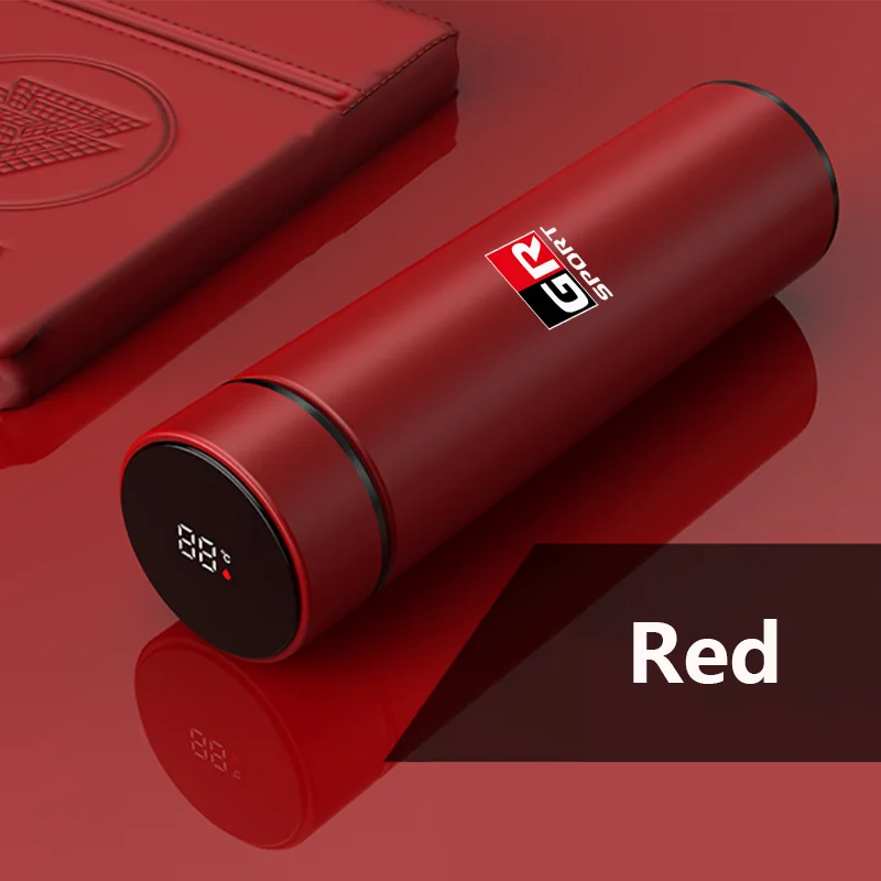 

500ml Intelligent Car Thermos Cup Tea Coffee Vacuum Flask Temperature Display Smart Water Bottle For Toyota GR Avensis Prado