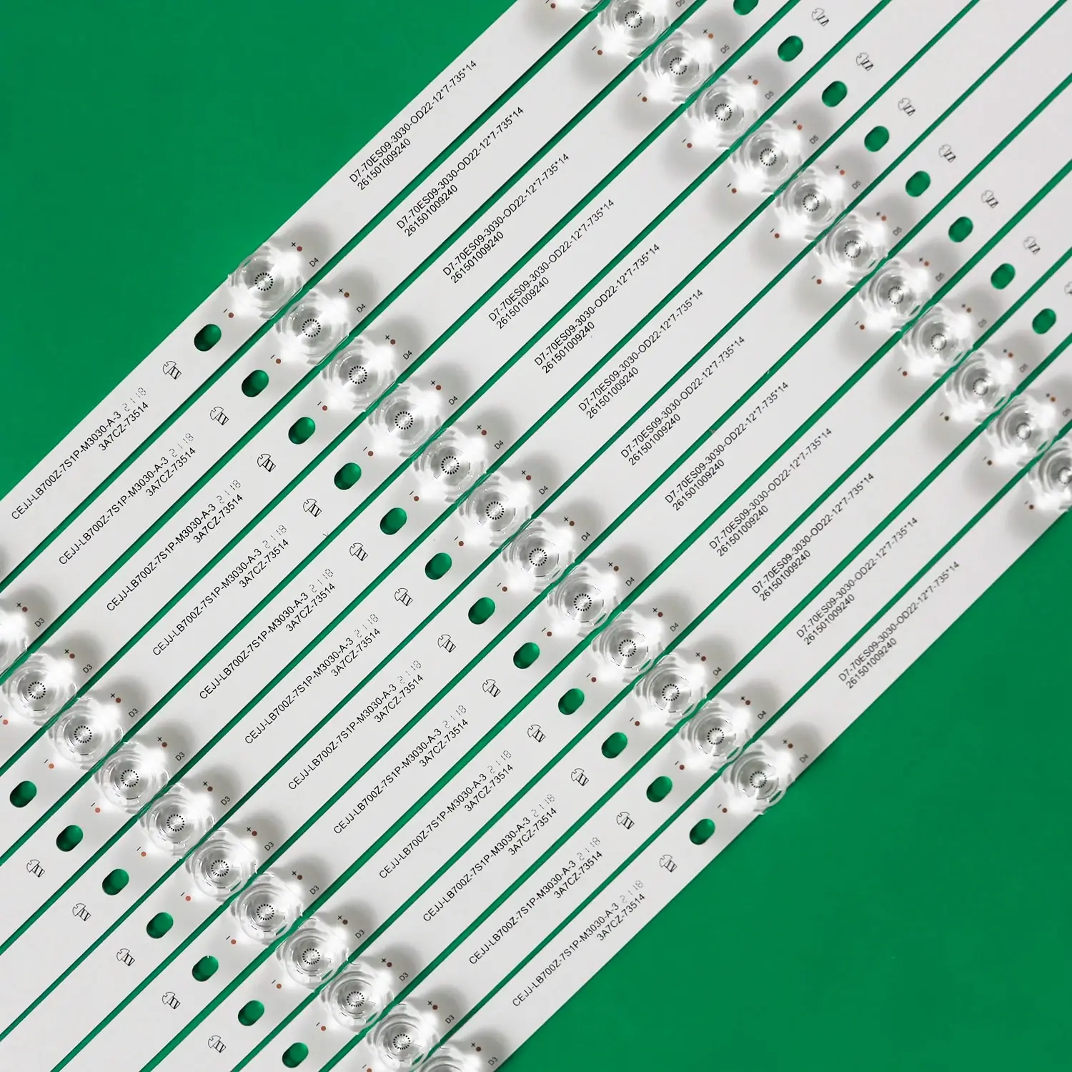 LED Backlight Strips 7LED For 70PUS7555/12 70PUS7855 LB-GM3030-GJ0D227012X7PB09-1-J TPT700U2-PV3D.Q TPT700B5-U1T01.D LB7000K V0
