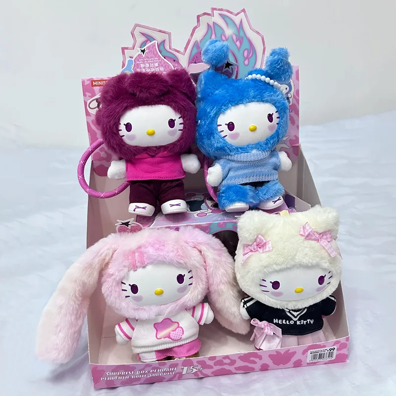 

Genuine In Stock Miniso Hello Kitty Popstar Series Vinyl Blind Box Toys Bag Pendants Keychains Ornaments Pvc Holiday Gifts