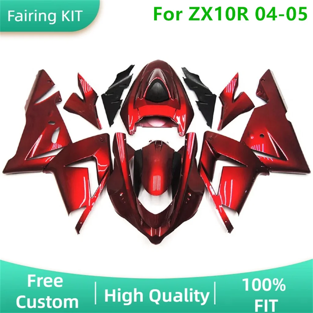 

Fit for Kawasaki 04 05 ZX-10R ZX10R 2004 2005 ZX 10R Prime ABS Plastic Fairing Kit Road Racing Body Repair Aftermarket Parts