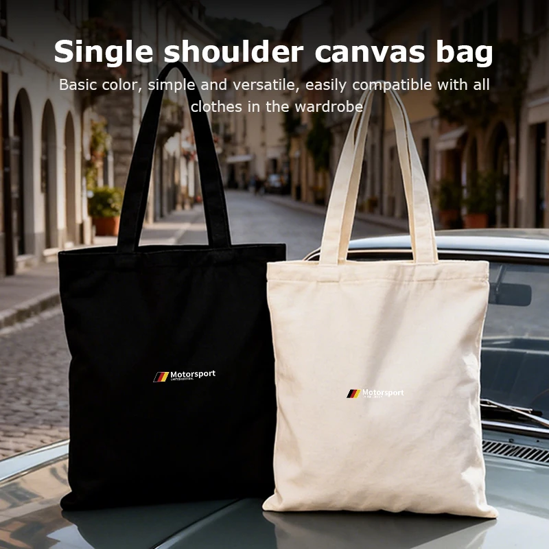 Portable Auto Canvas Crossbody Bag Car Logo Travel Shoulder Pouch For BMW E30 E34 E36 E39 E46 E52 E53 E60 E61 E62 E70 E71 E83