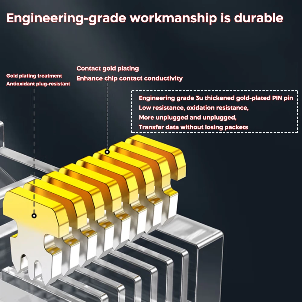 10-1000pcs/lot RJ45 CAT5e Pass Through Connectors Crystal End Gold-Plated 8P8C Crimp Standard Ethernet Network Modular Plug