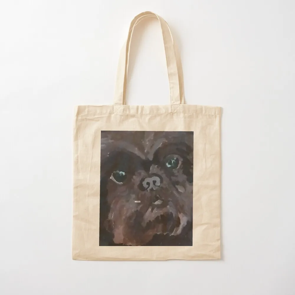 

Brussels Griffon Blue Tote Bag Canvas tote bag Cloth bag Women's shopping