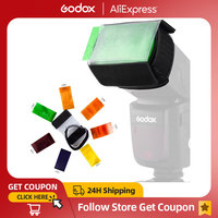 Godox CF-07 Flash Universal Color Filter Kit For Canon Nikon Pentax Godox Yongnuo Speedlite