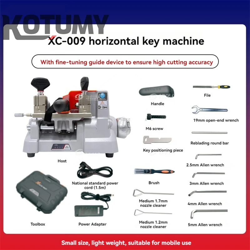 Key Portable Single & Double Sided Key Duplicator for Home Door Car Key Copying
