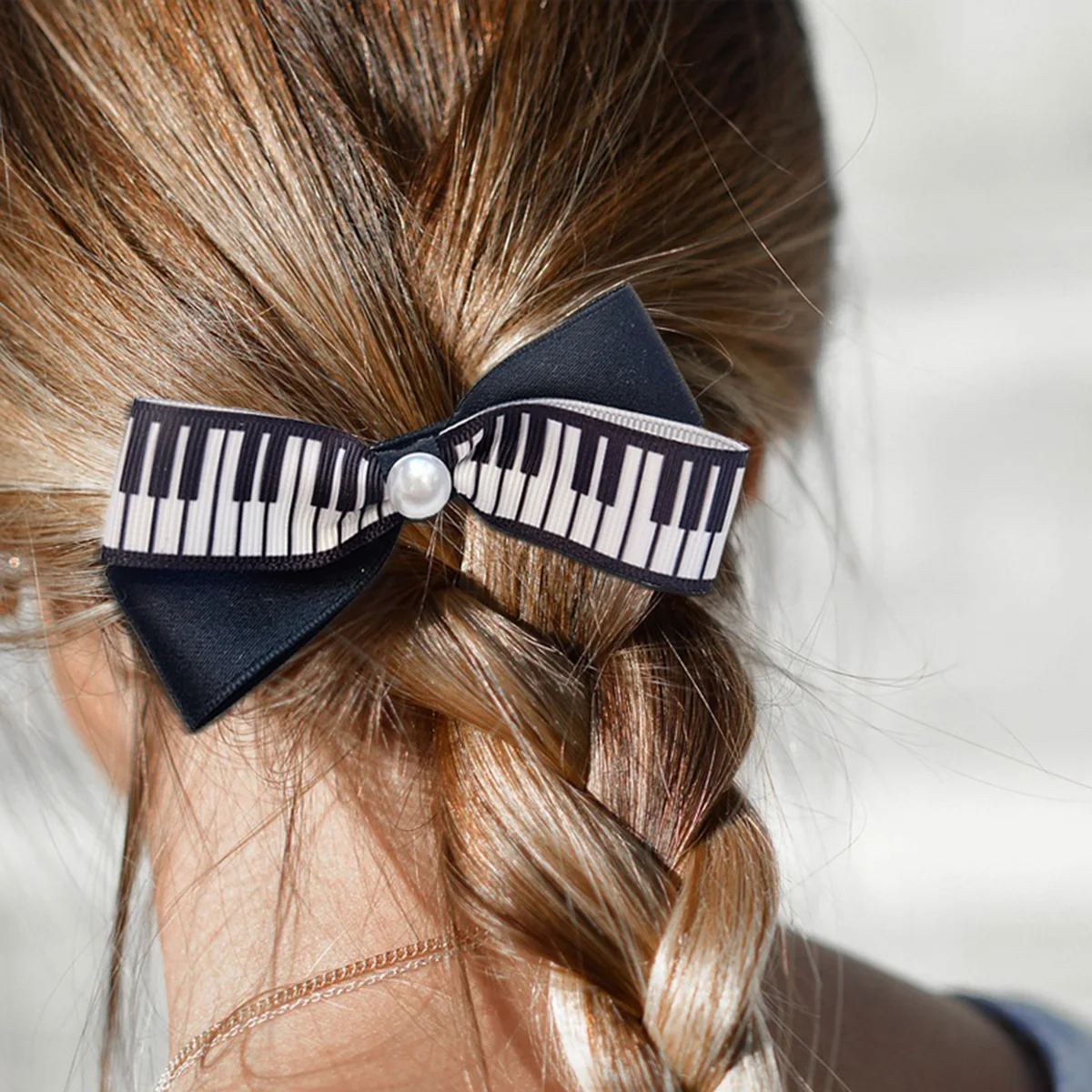 

Fashion Princess Accessories New Music Girl Hair Clip, Cute Piano and Violin Art Style, Child-friendly and Gentle on Hair