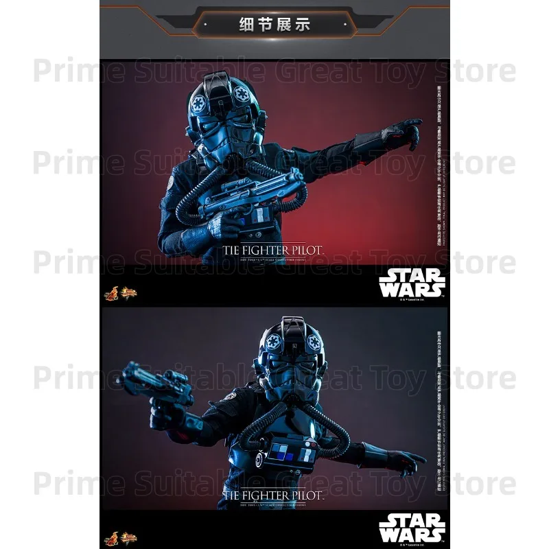【In Stock】Original Hot Toys Star Wars Episode IV TIE Fighter Pilot 1:6 Scale Collectible Figure Gift&Collection view 4