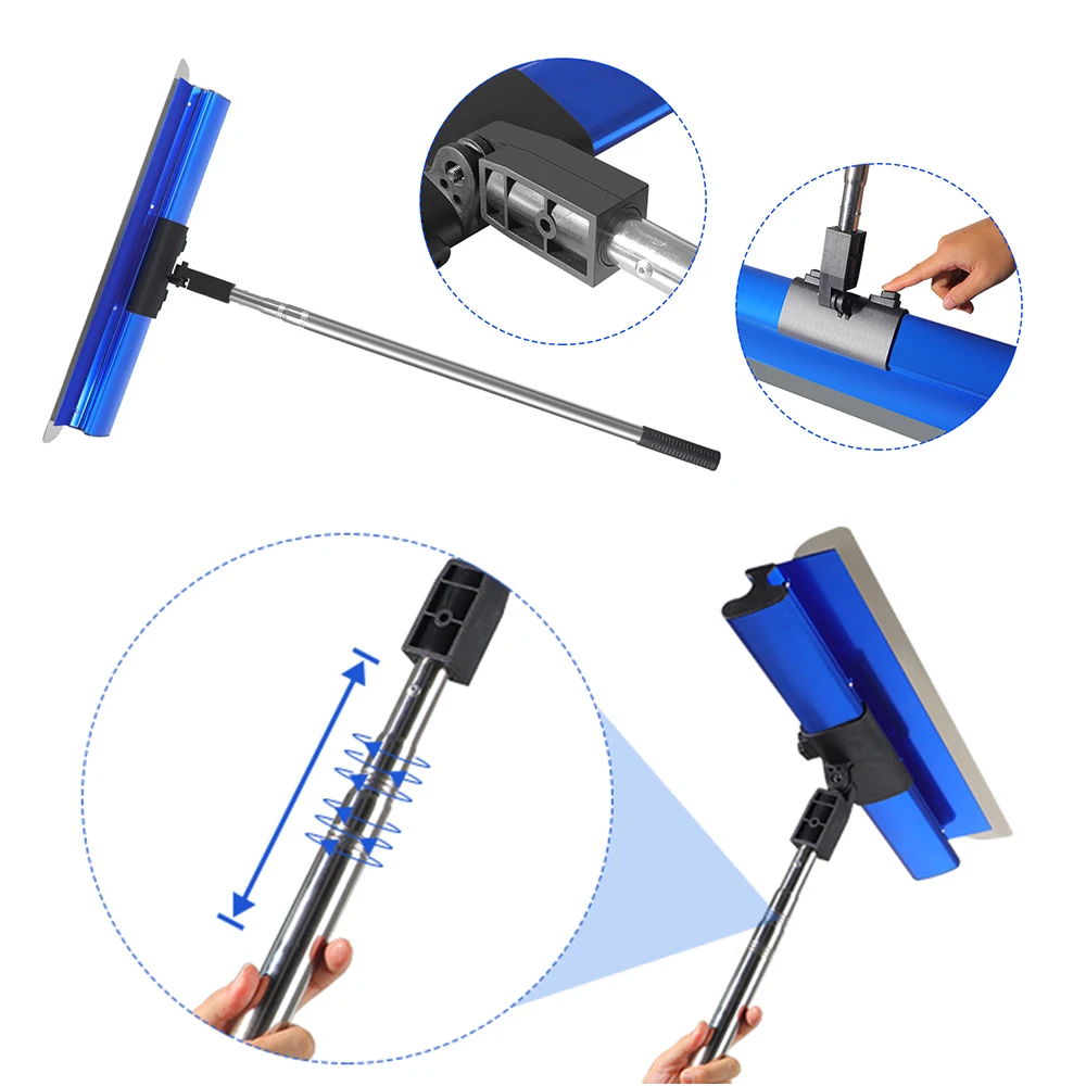 Imagem -04 - Kezers-flexible Drywall Skimming Blade Grupo Knockdown Espátula Ferramentas de Parede de Alumínio Extrudido 18 cm 25 cm 30 cm 35 cm 40 cm 60 cm 80cm