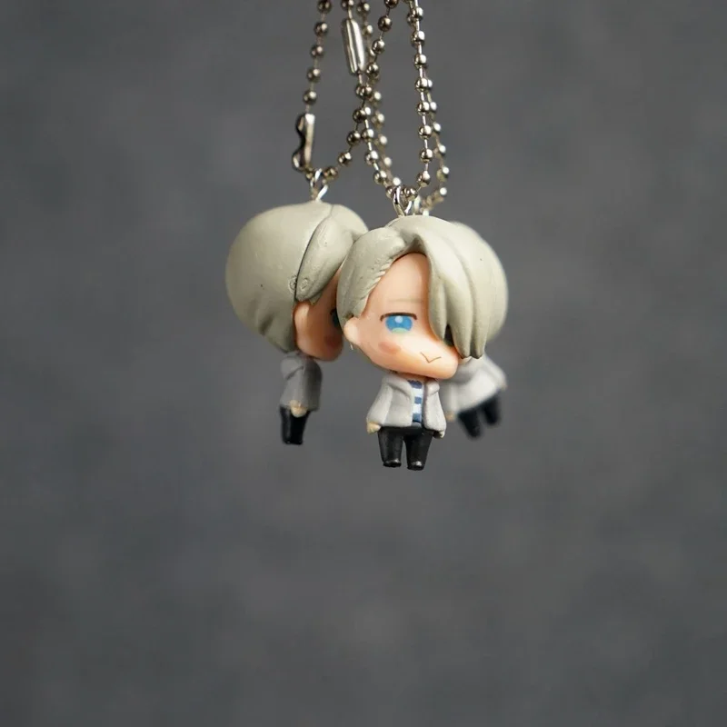 Anime YURI on ICE Doll Pendants Bag Keychains Cute Cartoon Figure Victor Nikiforov Capsule Toy Gifts