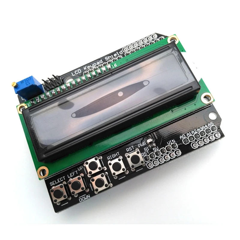 Escudo de teclado LCD de la placa de expansión de entrada y salida LCD de caracteres LCD1602 para arduino