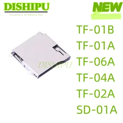 10-50 Pieces, Sd Memory Card Slot Jack Tf-01B Sd-01A Tf-01A Tf-06A Tf-04A Tf-02A Amd Sd Card Connector,Sd Card Reader Slot, Connecteurs De Fente Pour Carte Micro Sd