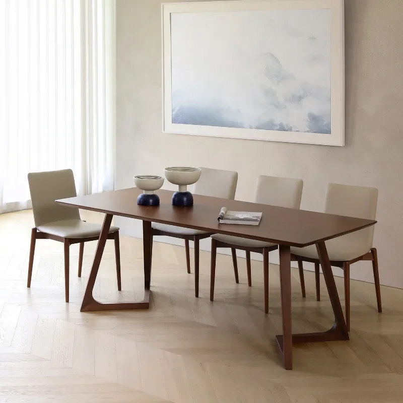 Black walnut dining table 2025 new all solid wood dining table