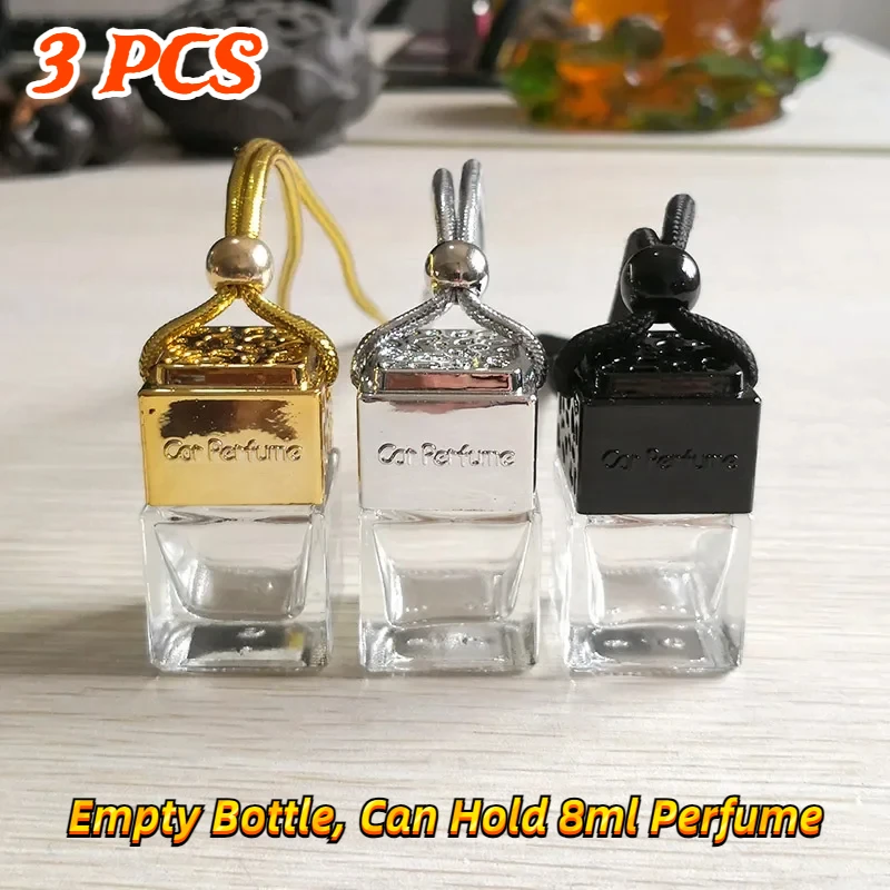 

Perfume Bottle Portable Empties Hanging Car Rearview Mirror Ornament Freshener For Fragrance Closet Perfume Essential Diffuser