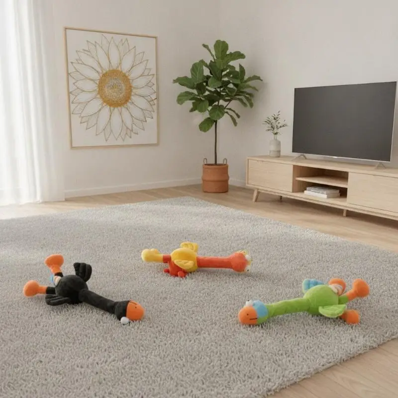 Screaming Chicken Dog Toy Bite Resistant Squeaky Interactive Chew Toy for Puppy Dental Massage Pet Play Supplies