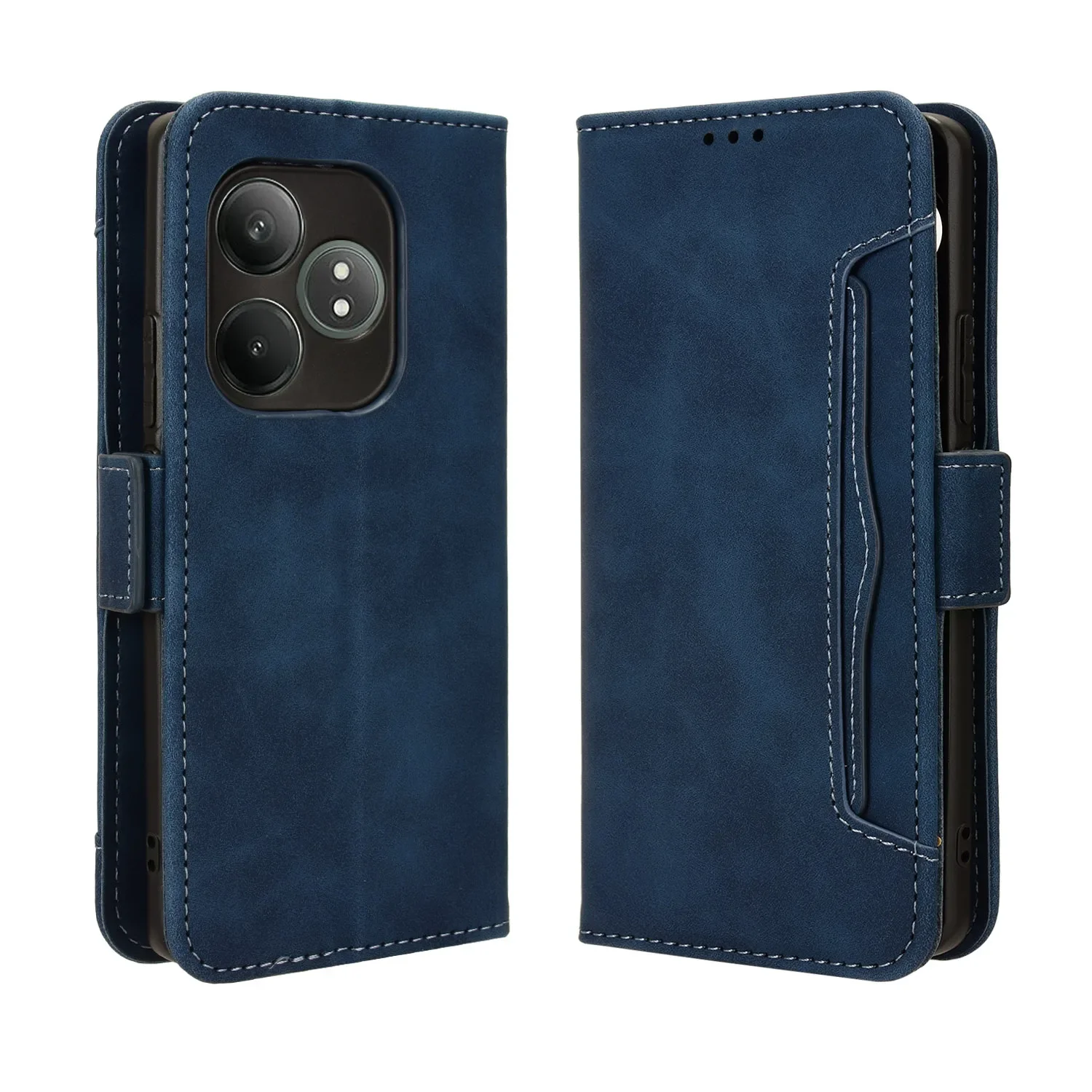 Realme Note 50 4G C53 C51 4G Luxury Leather Case Skin Wallet Book Removable Card Holder Cover For Realme Narzo N53 4G Phone Bags