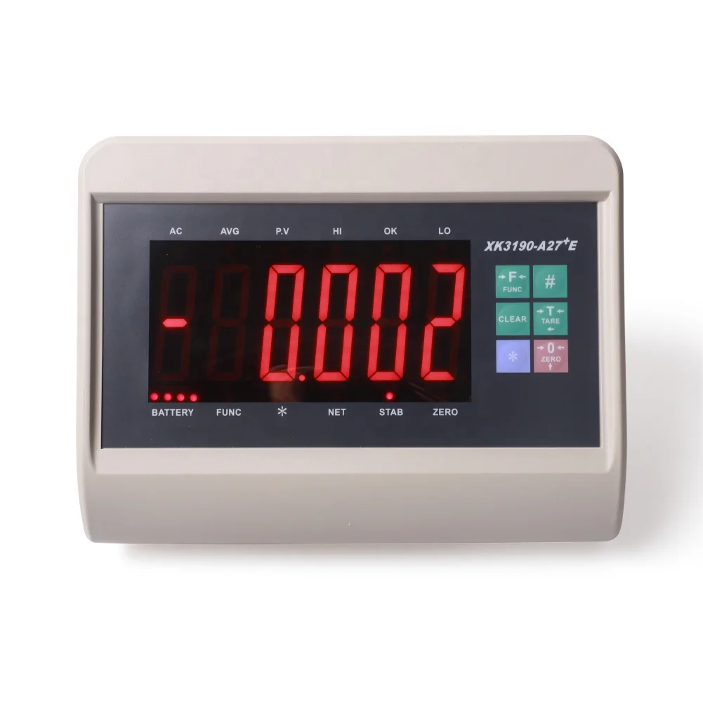 

Indicador De Peso XK3190-A27E T7E LED LCD Display Digital Weighing Indicator for Electronic Platform Scale