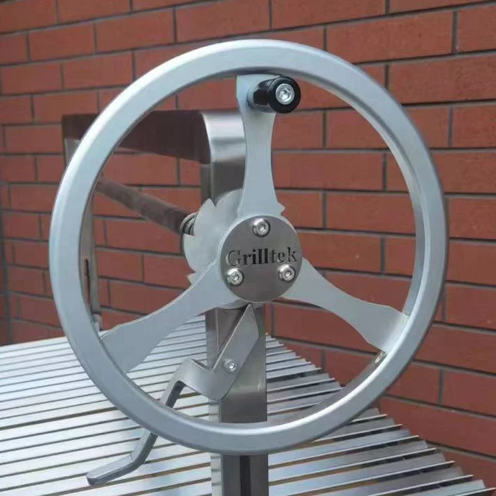 40" Wood Charcoal Adjustable Height Stainless Steel Asado Parrilla/ Santa Maria / Argentine Grill GK1000E1