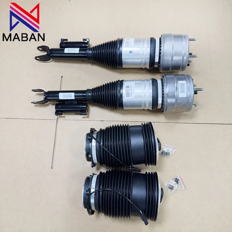 4PCS Front Shock Absorber Rear Air Spring Bellow for Mercedes W213 2Matic 17- 25 2133201901 2133202001 2133200125 2133200225