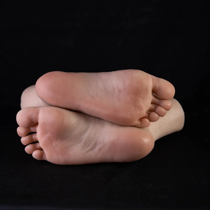 Female Silicone Feet Model Simulation Design Mannequin Foot Fetish Footjob Manicure Nail Art Practice