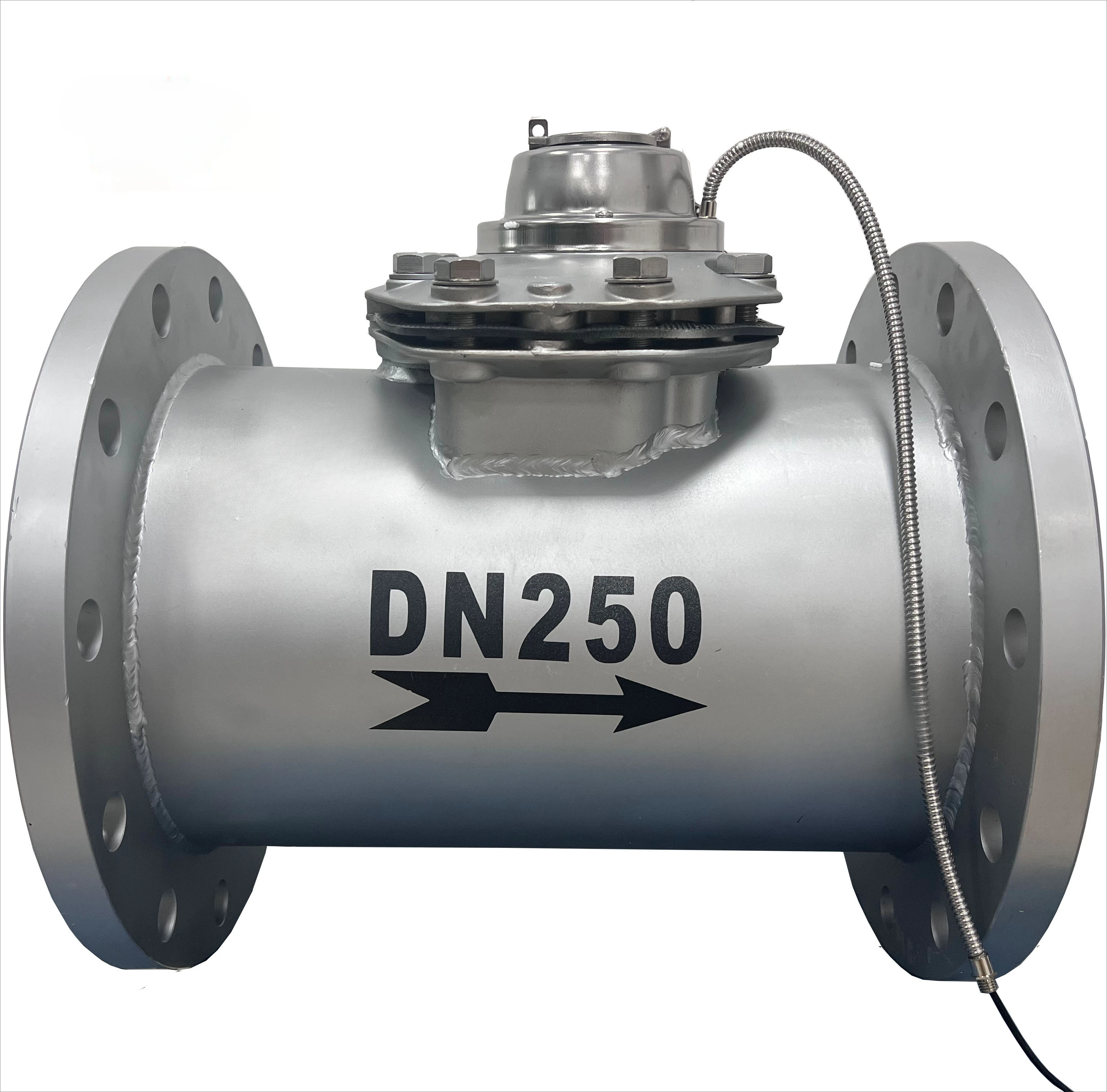 DN250mm Photoelectric Woltman Water Meter RS485 Modbus RTU Stainless Steel