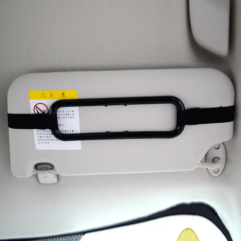 Car Visor Paper Towel Storage Clip Easy One-hand Operation Design for Auto Seat Back Interior Commute Accessories