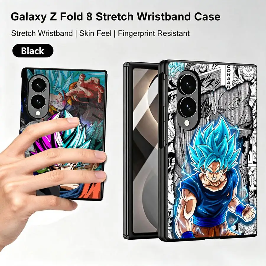 Anime Super Saiyan G-Goku Case for Samsung Galaxy Z Fold8 Wide Z Fold 8 ZFold8 ZFold Wide Luxury Phone Cover