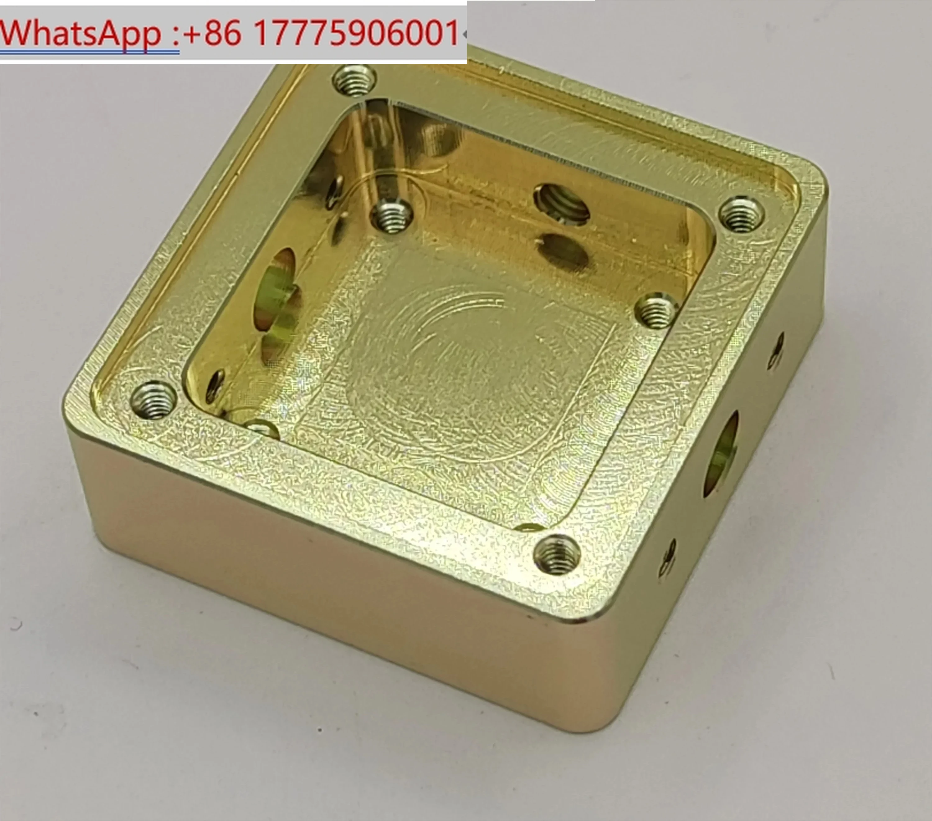 

Aluminum shell shielding shell length 27mm, width 27mm, height 10mm RF box electromagnetic gold conductive oxidation