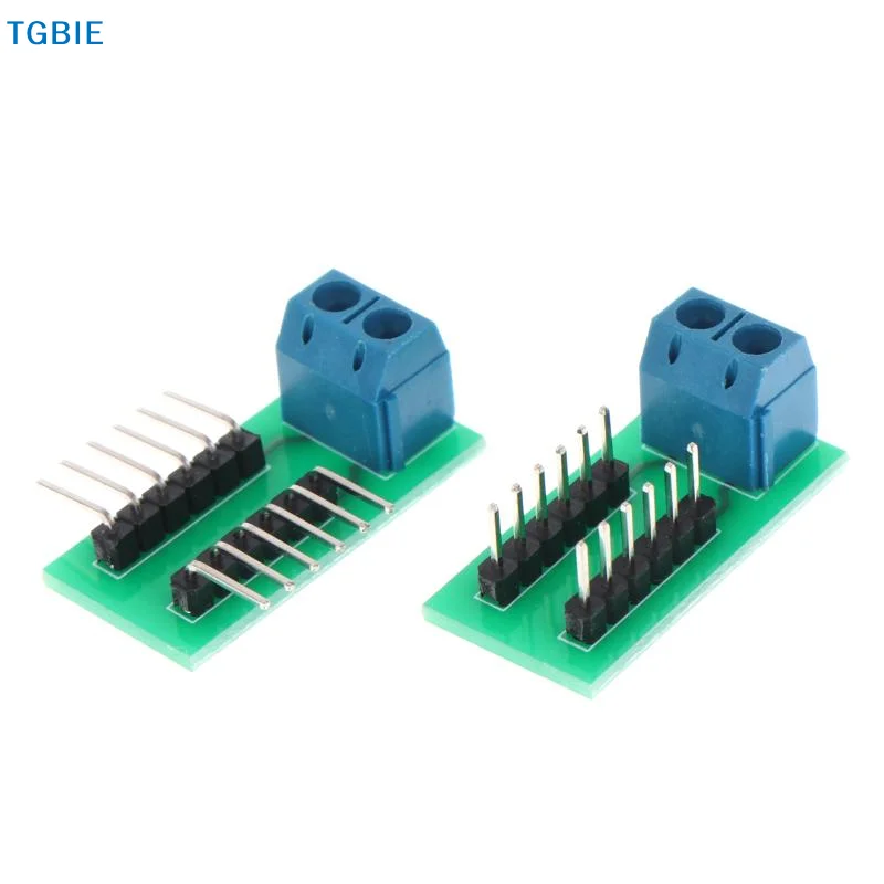[TL]【TL】2/4Pcs 2.54MM Cable Adapter 2P Terminal To 12P Pin Module Straight / Curved Needle Connector Male To Female