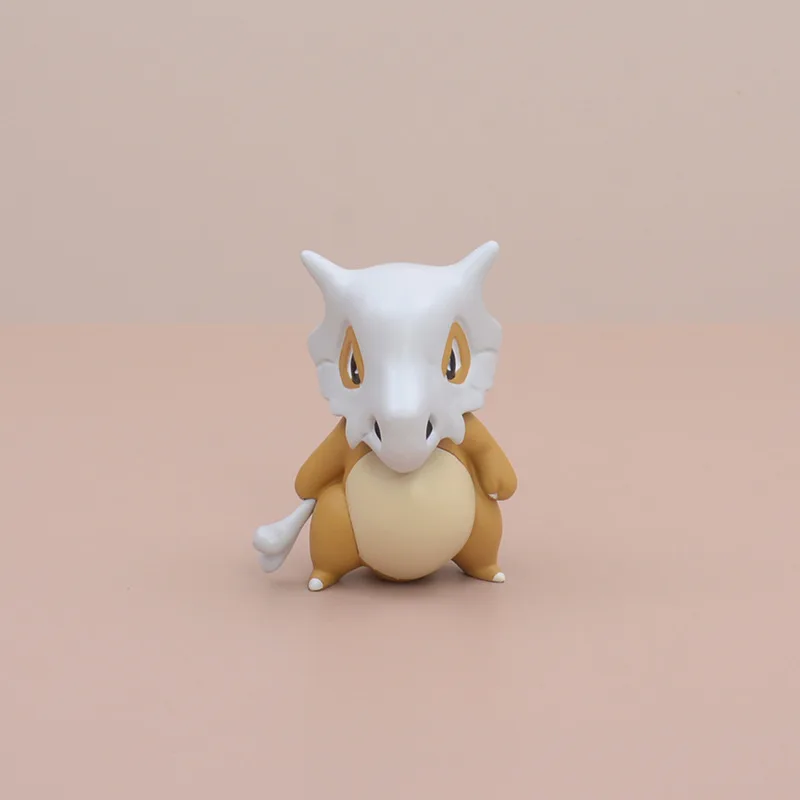 7 см популярное аниме Pokemon Pet Cubone Q-Version Kawaii ПВХ фигурки героев модель настольного автомобиля украшение игрушка для детей подарок на день рождения