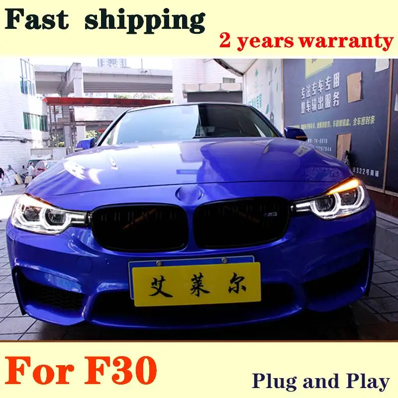 

Car Head Lamps For BMW F30 F35 LED Headlights Assembly 2013-2018 Head Light 320i 318i 325i 330i 328Li DRL Angel Eye Beam