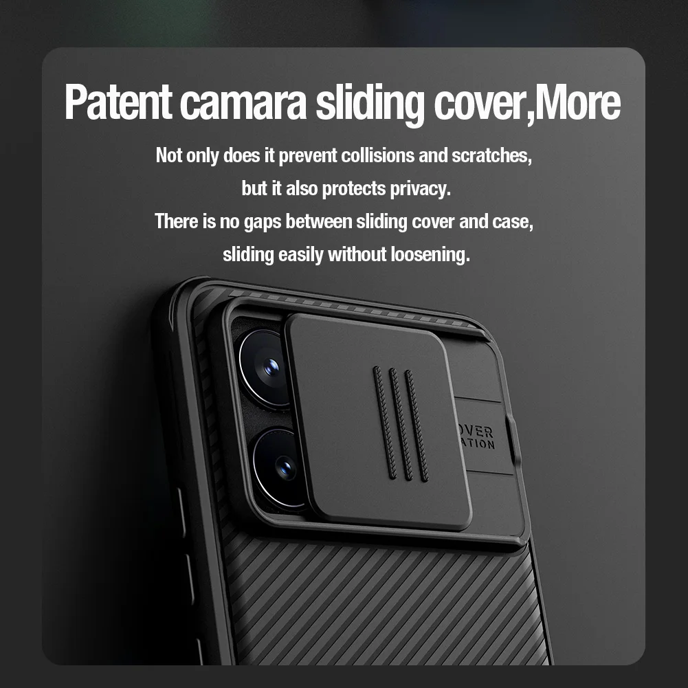 Nillkin for Xiaomi Poco F6 Pro 5G Case Camera Protection Lens camshield Frosted Hard 360 full Back Cover f6pro