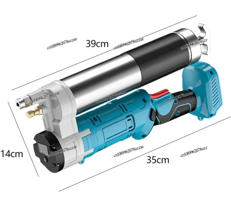Rechargeable Electric Lubrication Gun High Pressure Grease Pump Cordless Battery Powered Oil Filling Equipment