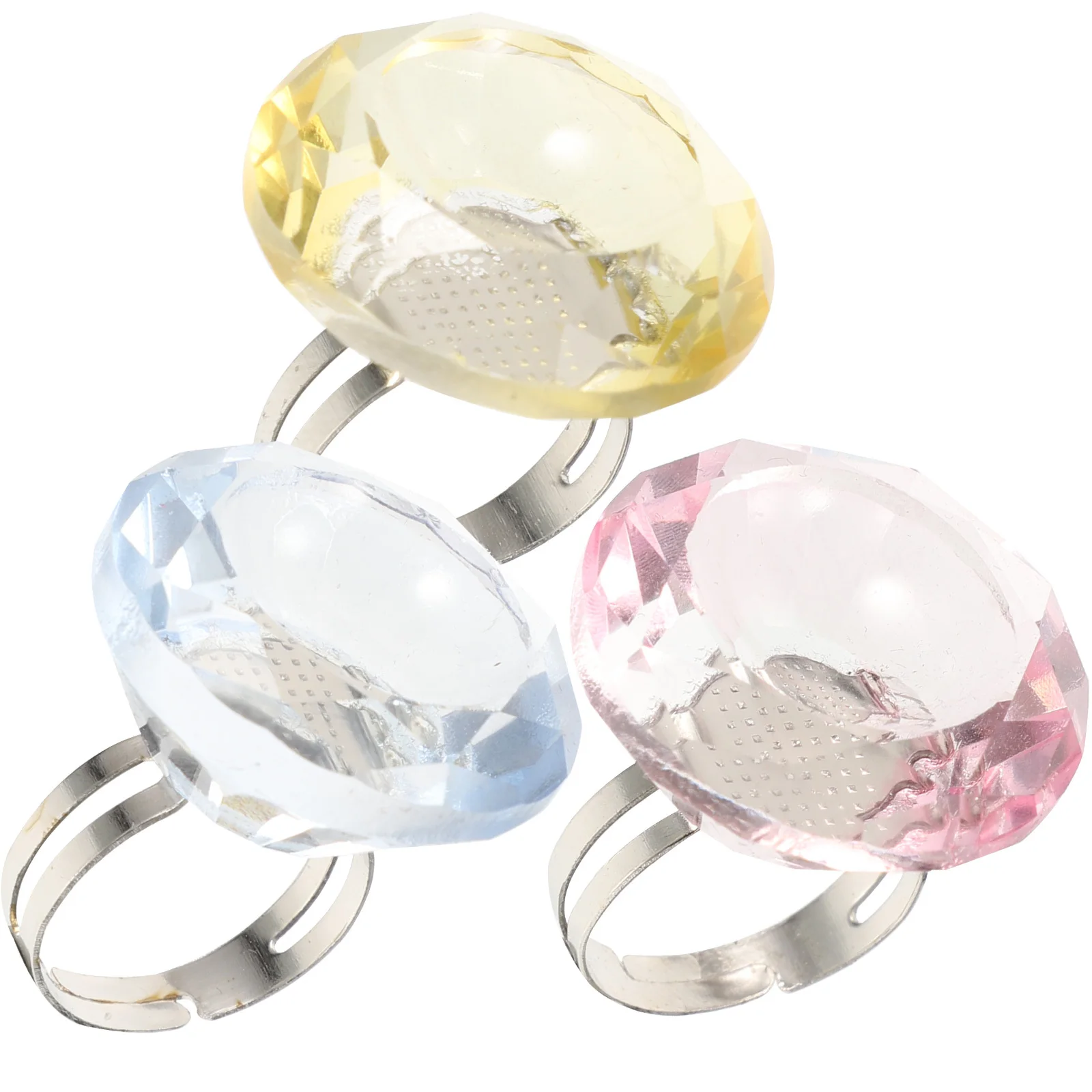 3 قطعة شكل حلقة رمش تمديد الغراء الكؤوس المحمولة خفيفة الوزن لاش حامل صالون ماكياج لوازم كاذبة لاش الغراء الحاويات