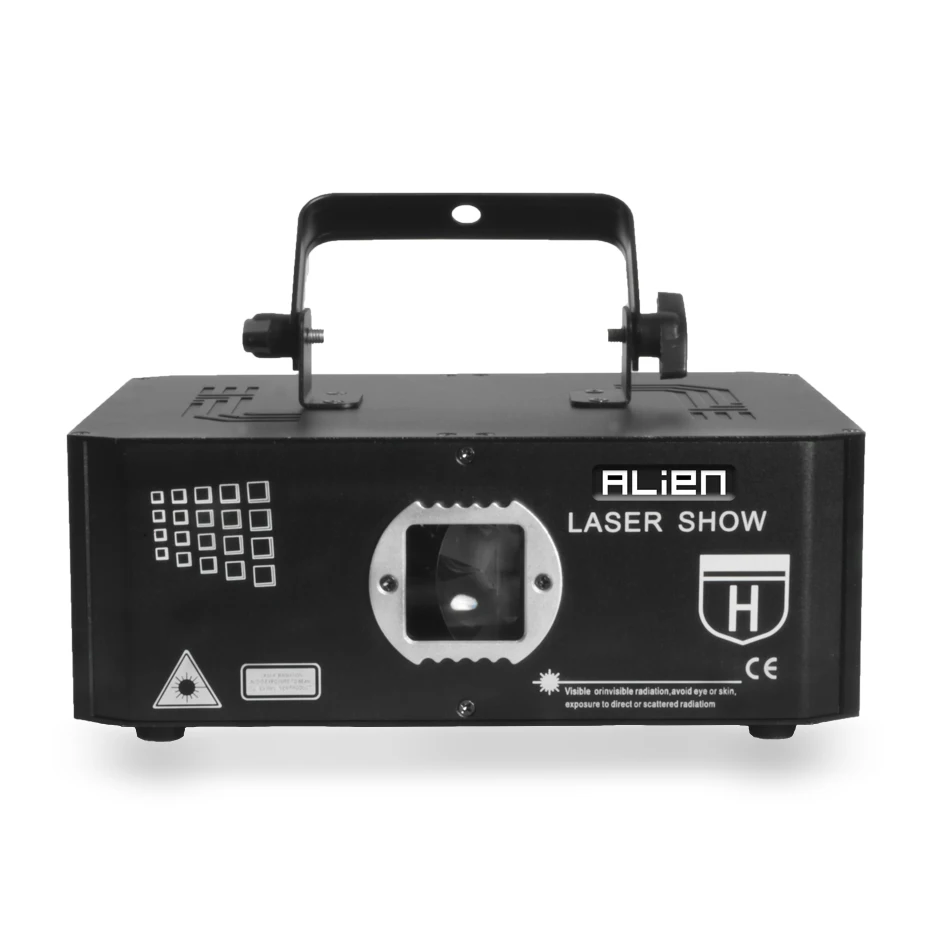 ALIEN 500mW RGB Laser Stage Lighting Projector Effect Beam 3D Illusion Animation Network 10 IN 1 DJ Disco Party Holiday Lights