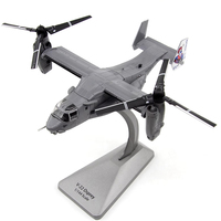 1/144 Scale Diecast Variable Wing Bell V-22 V22 MV-22B Osprey Transport Helicopter Amphibious Metal Plane Aircraft Model