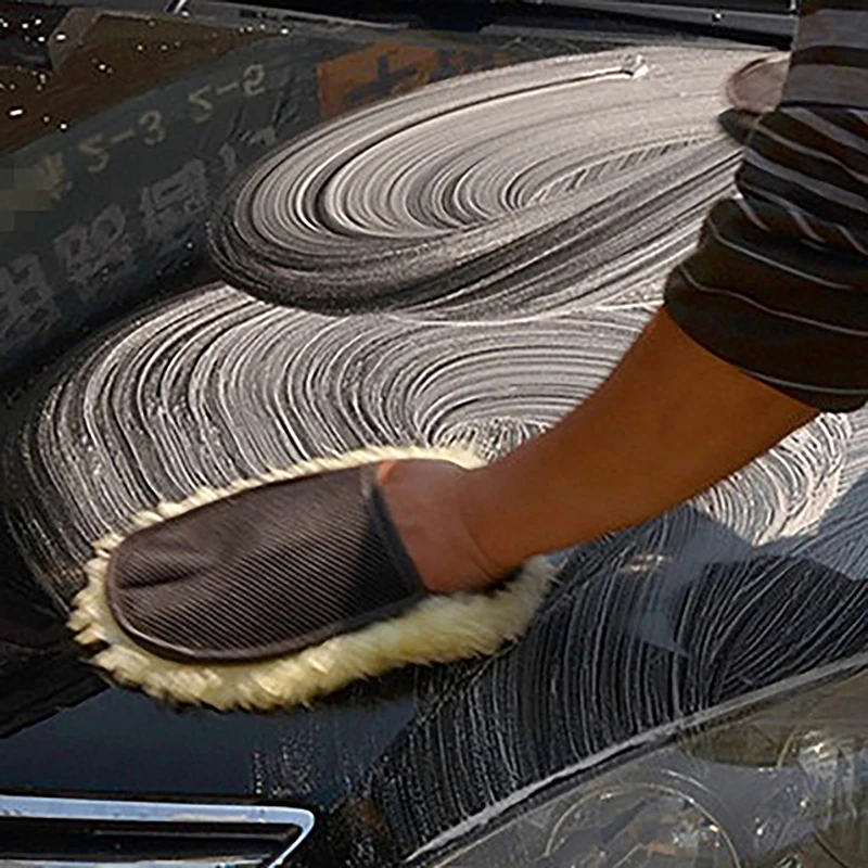 

1 шт., перчатки для мойки автомобиля, утолщенные плюшевые перчатки для протирки автомобиля, вощение, полировка, средства для чистки автомобиля, плюшевые тряпки, инструмент для чистки посуды, перчатки